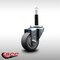 Service Caster 3'' SS Thermoplastic Rubber Wheel Swivel 3/4'' Expanding Stem Caster SCC-SSEX20S314-TPRB-34 - alternate 4